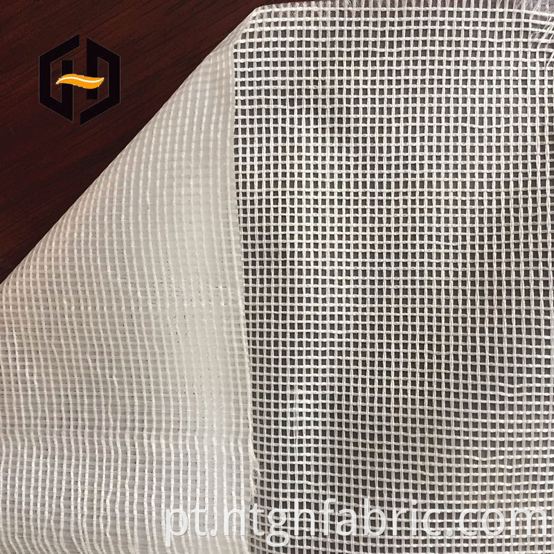 Laid scrim polyester fabric